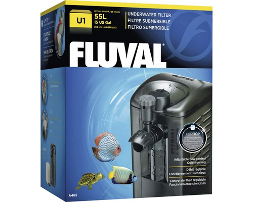 Vnitřní filtr do akvária Fluval U1, 200 l/h-0