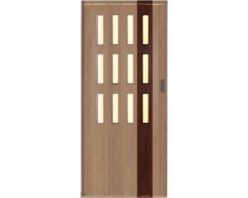 Přídavná lamela pro shrnovací dveře Luciana Design Line prosklené 15 x 200 cm třešeň