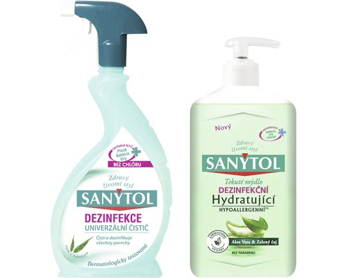 Sanytol univerzální čistič 500 ml + mýdlo 250 ml