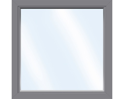 Plastové okno fixní zasklení ARON Basic bílé/antracit 950 x 1000 mm (neotevíratelné)-0