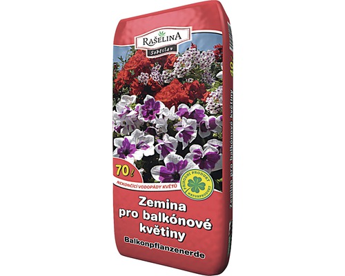 Zemina pro balkonové květiny Rašelina Soběslav 70 l-0