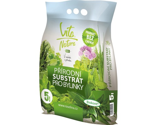Substrát pro bylinky přírodní Vita Natura 5 l