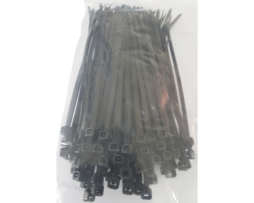 Vázací pásek VPC černý 3,6x140 mm 100ks-0
