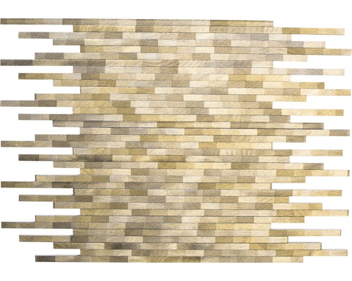 Hliníková mozaika ALF L103D HNĚDÁ 27,2x39 cm