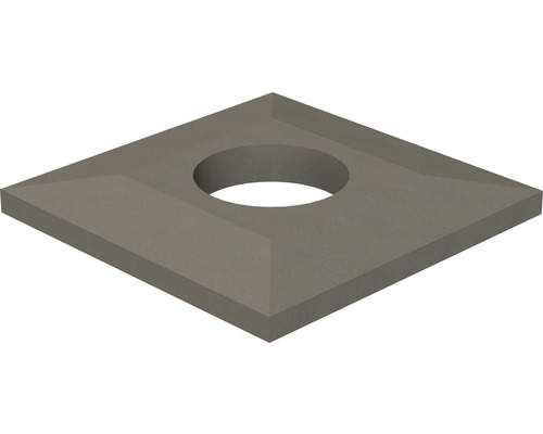 Komínová krycí deska EURO Single Stone 500 x 500 mm Ø200 mm betonová