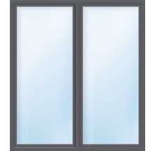 Balkónové dveře plastové dvoukřídlé ARON Basic bílé/antracit 1350 x 1900 mm-thumb-0