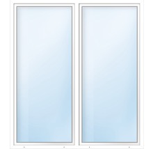 Balkónové dveře plastové dvoukřídlé ARON Basic bílé 1350 x 1900 mm-thumb-1