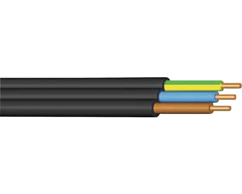 Kabel CYKYLo-J 3x2,5mm² černý 100m