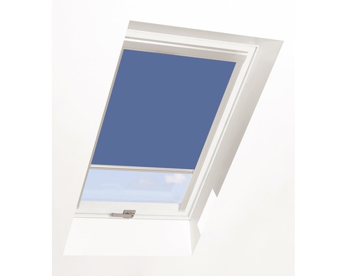 Roleta na střešní okno, neprůhledná, termoizolační ORF 051 78x98cm, tmavě modrá
