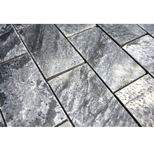 Mozaika z přírodního kamene XMI 115 30,5x32,5 cm stříbrná/černá-thumb-4