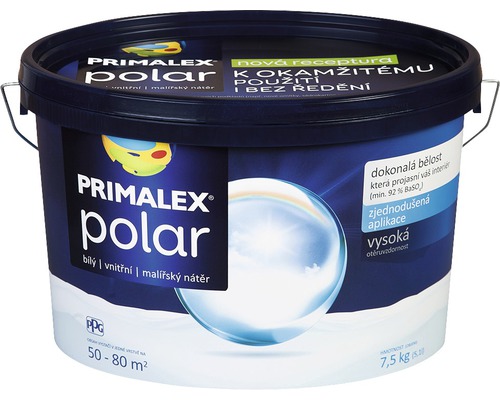 Barva Primalex Polar bílá 7,5 kg