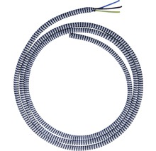 Textilní kabel H03VV-F 3x0,75 černá/zebra metrážové zboží-thumb-0