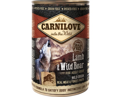 Konzerva pro psy Carnilove Lamb & Wild Boar 400 g