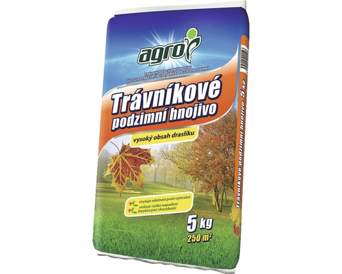Podzimní trávníkové hnojivo Agro 5 kg