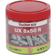Hmoždinka Fischer DÓZA UX 8 X 50 R, balení 75 ks-thumb-0