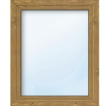 Plastové okno jednokřídlé ARON Basic bílé/zlatý dub 1100 x 1550 mm DIN levé-thumb-0