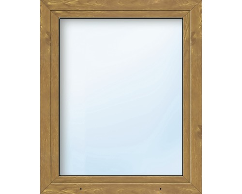 Plastové okno jednokřídlé ARON Basic bílé/zlatý dub 550 x 850 mm DIN levé-0