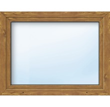 Plastové okno jednokřídlé ARON Basic bílé/zlatý dub 900 x 800 mm DIN levé-thumb-0