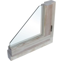 Dřevěné okno O1A jednoduché 45 x 45 cm pravé, borovice-thumb-0