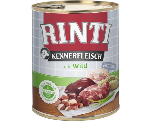 Konzerva pro psy RINTI zvěřina čisté maso 800 g