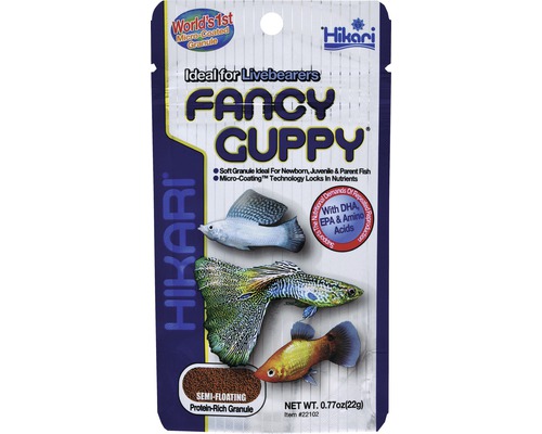 Krmivo pro ryby granulované HIKARI Fancy Guppy 22 g