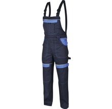 Pracovní kalhoty s laclem ARDON COOL TREND modrá-modrá velikost 48-thumb-0