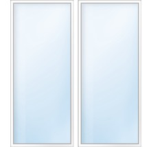 Balkónové dveře plastové dvoukřídlé se štulpem ARON Basic bílé 1250 x 1900 mm-thumb-0