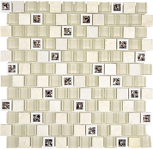 Skleněná mozaika XCP BM15 30x30 cm béžová-thumb-0