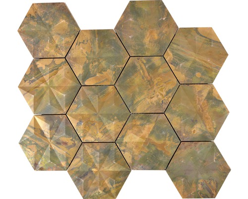 Kovová mozaika měděná XK 3DH 26 26,5x30,5 cm