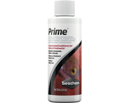 Seachem Prime koncentrovaný kondicionér k odstranění chlóru, čpavku a těžkých kovů 100 ml