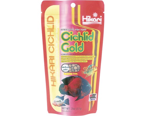 Krmivo pro cichlidy HIKARI Cichlid Gold medium 57 g