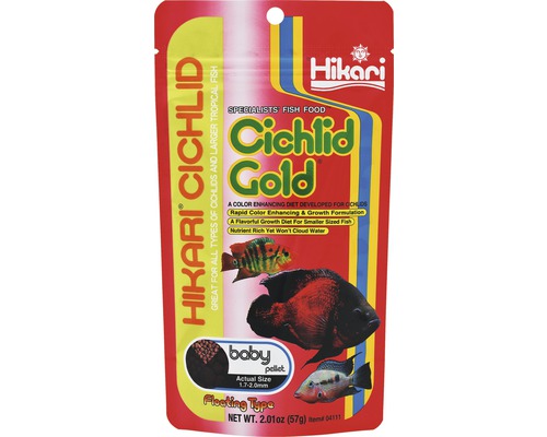 Krmivo pro cichlidy HIKARI Cichlid Gold baby 57 g-0