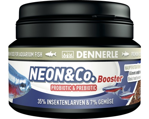 Krmivo pro ryby, granulované Neon & Co. Booster Dennerle 100 ml