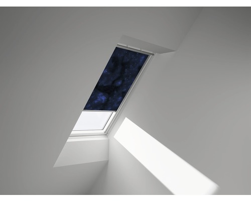 Roleta na střešní okno, zatemňovací, modrá DKL M10 4653S-0