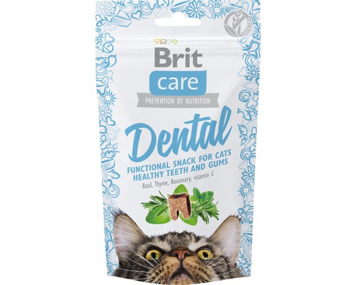 Pamlsky pro kočky Brit Care Cat Snack Dental 50 g