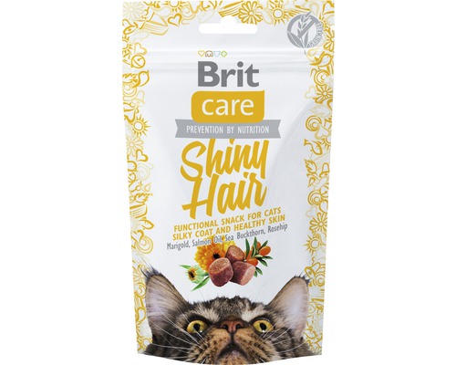 Pamlsky pro kočky Brit Care Cat Snack Shiny Hair 50 g