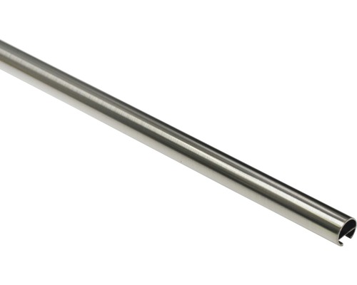 Záclonová tyč s drážkou Memphis 16/240 cm ocel