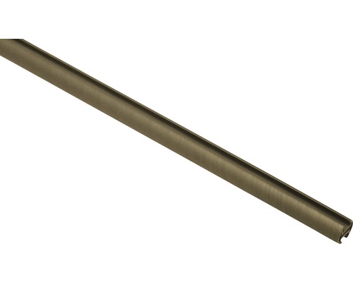 Záclonová tyč s drážkou Kira Ø cappuccino 19 mm 160 cm