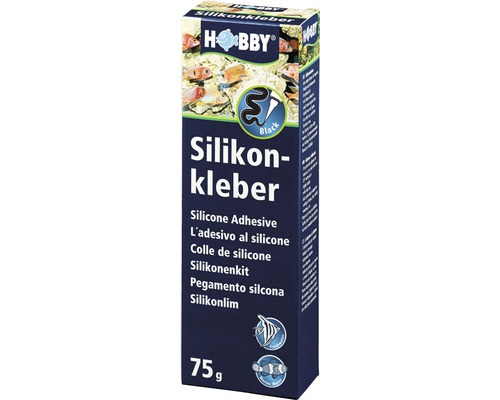 Akvarijní lepidlo HOBBY Silicone Adhesive 75 ml černé
