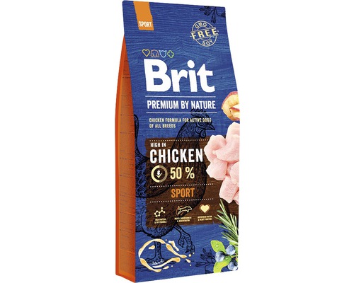 Granule pro psy Brit Premium by Nature Sport 15 kg