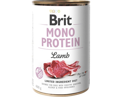 Konzerva pro psy Brit Mono Protein Lamb 400 g