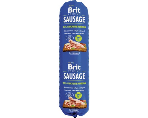 Brit Premium Sausage Chicken & Venison 800 g