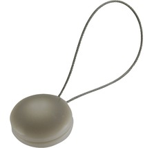 Spona dekorativní Pearls bílá kov 2 ks-thumb-0
