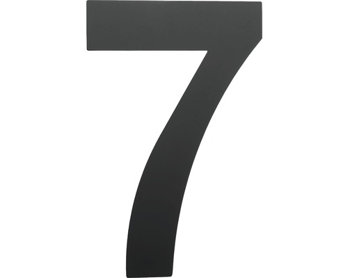 Domovní číslo "7" černé, 15 cm