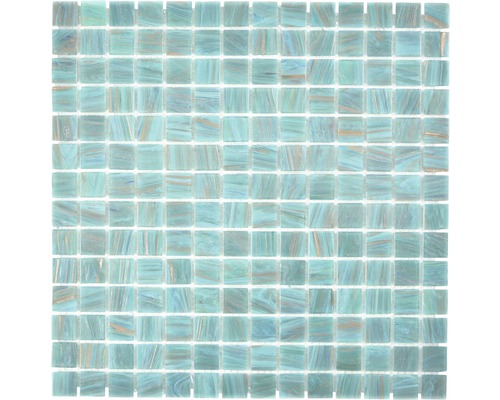 Skleněná mozaika GMGS454749 tyrkysová 30,5x30,5 cm