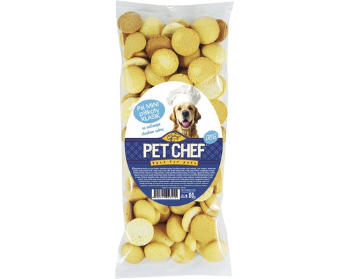 Pamlsky pro psy PetCHef krmné mini piškoty 80 g