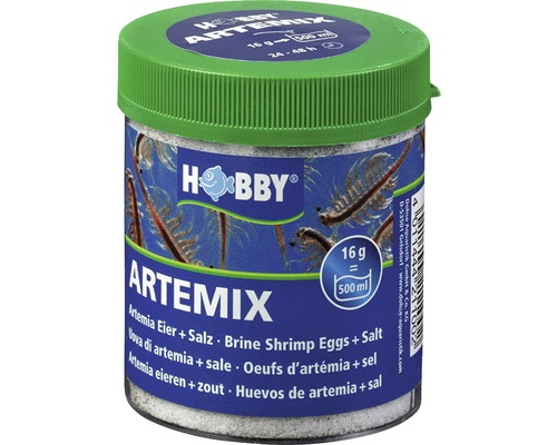 Směs vajíček artemií a sůl Artemix HOBBY pro artemie 195 g