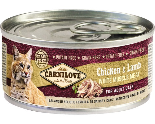 Konzerva pro kočky Carnilove Chicken & Lamb 100 g