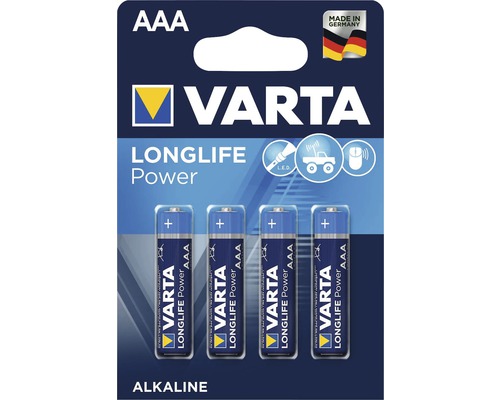 Alkalická baterie Varta LR03 1,5V 4ks