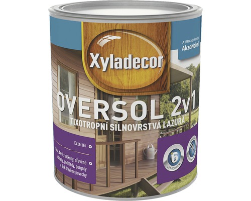 Lazura na dřevo Xyladecor Oversol přírodní dřevo 0,75 l-0